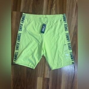 Tommy Hilfiger Neon Yellow Athletic Shorts
